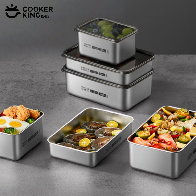 Stainless Lunch Box - صندوق حفظ الفواكه من الفولاذ المقاوم