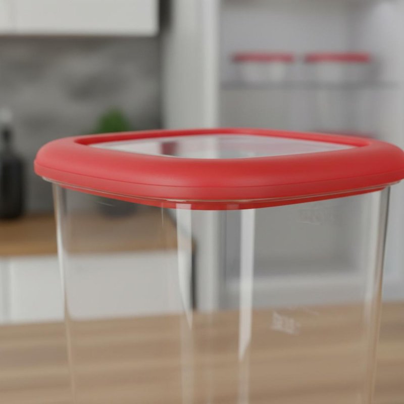 Food Storage Plastic - مجموعة من 6 حاويات تخزين طعام