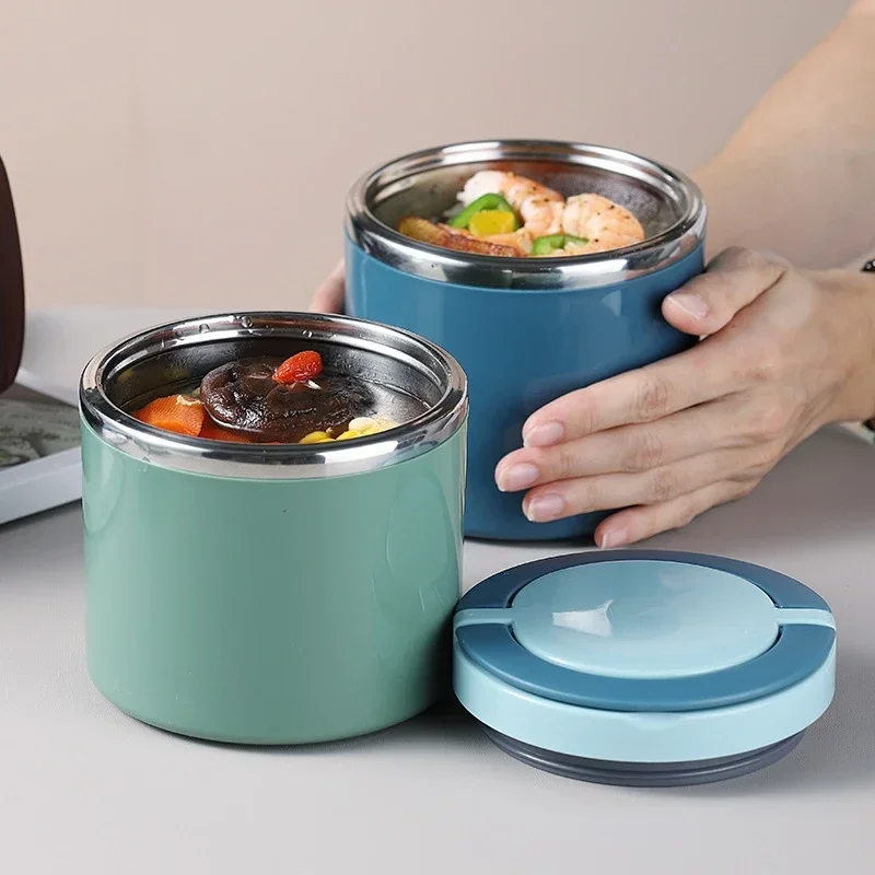 Food Storage Box Stainless Steel - الفولاذ المقاوم للصدأ الغذاء الحراري جرة