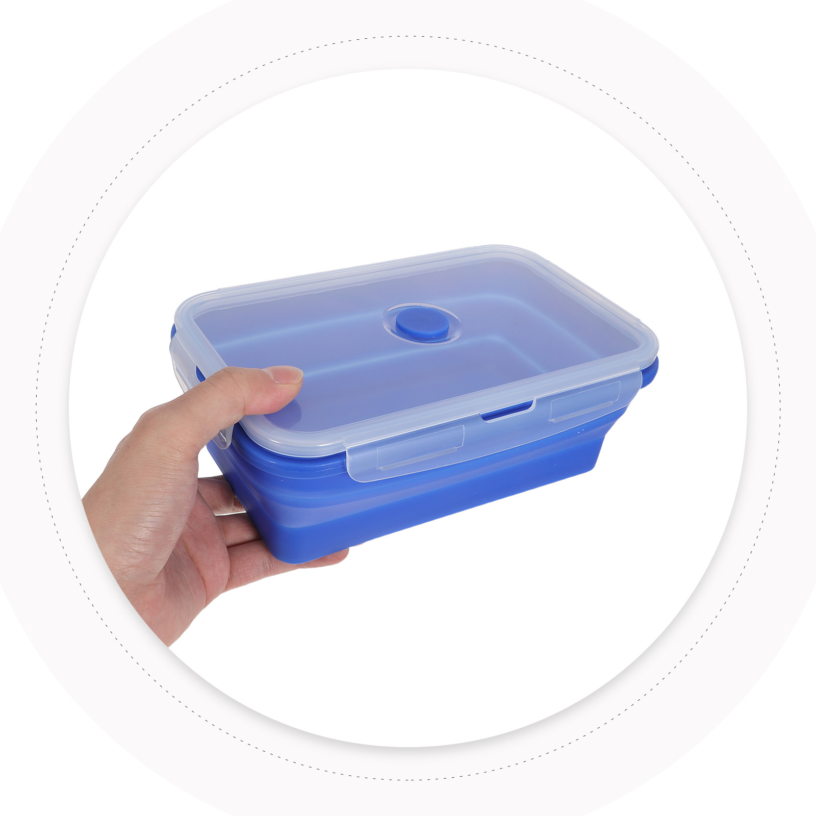 Food Storage Box Plastic - 4 قطع من علب الطعام القابلة