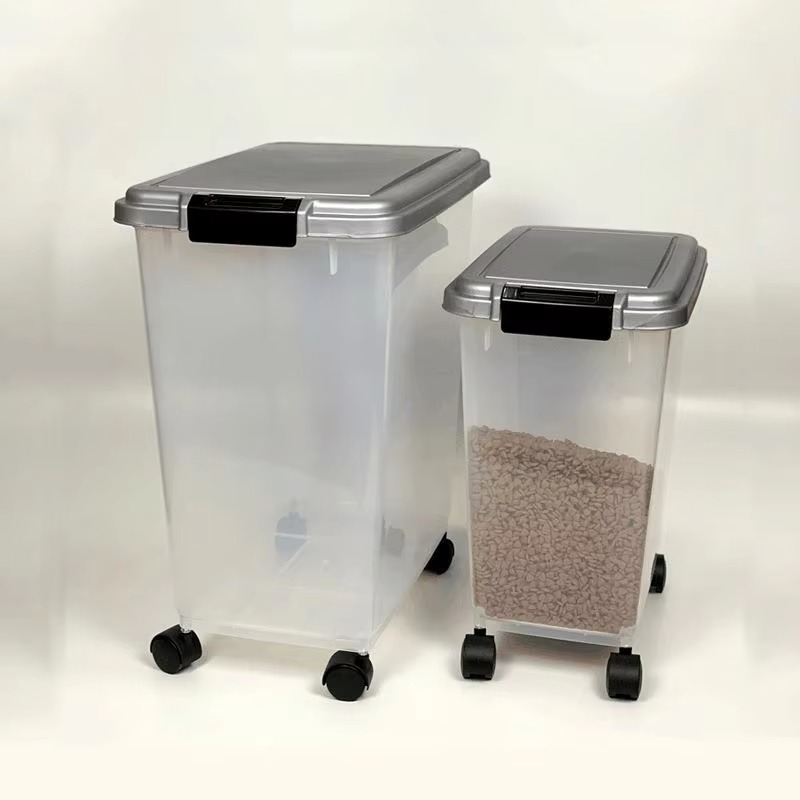 Food Storage Pet - حاوية تخزين طعام الحيوانات الأليفة البلاستيكية
