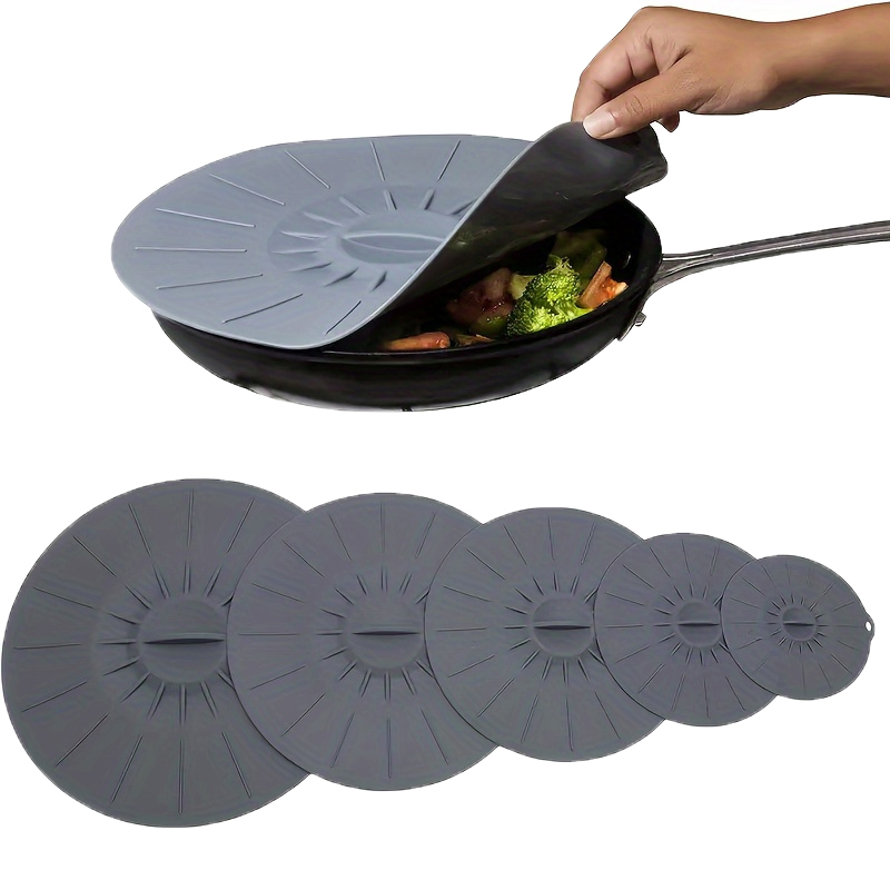 Silicone Stretch Lid - 5 قطع أغطية سيليكون عالمية قابلة