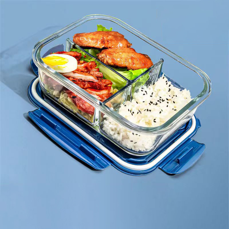 Food Storage Drawer Organizer - نمط جديد صندوق الغداء الزجاج 1050