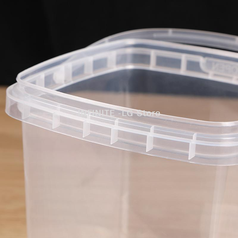 10 قطع من الدلاء البلاستيكية س - مراجعة Food Storage Containers With Lids وسعره