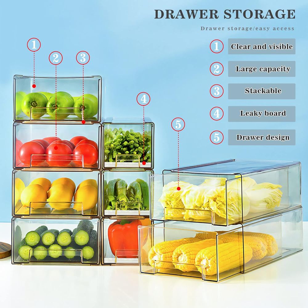 صناديق تنظيم قابلة للسحب والتك - مراجعة Food Storage Without Pantry وسعره