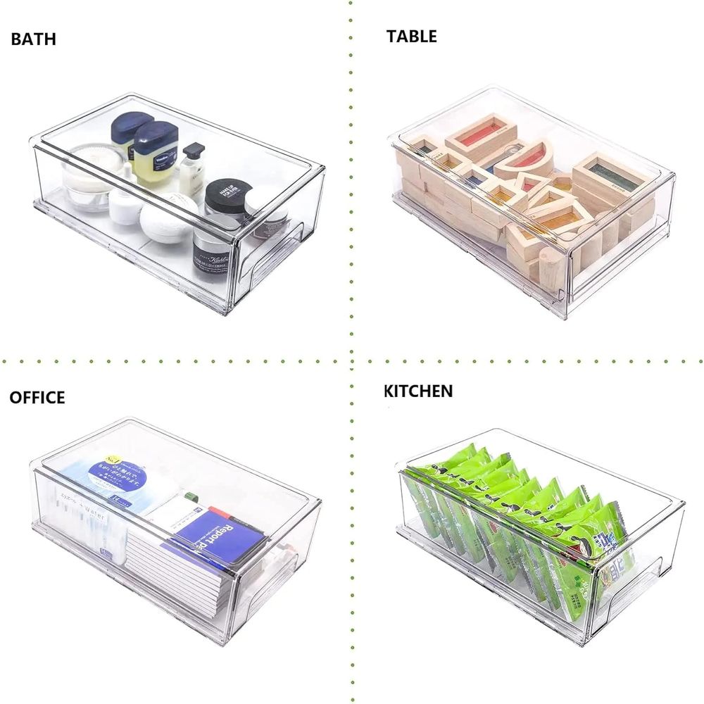 صناديق تنظيم قابلة للسحب والتك - مراجعة Food Storage Without Pantry وسعره