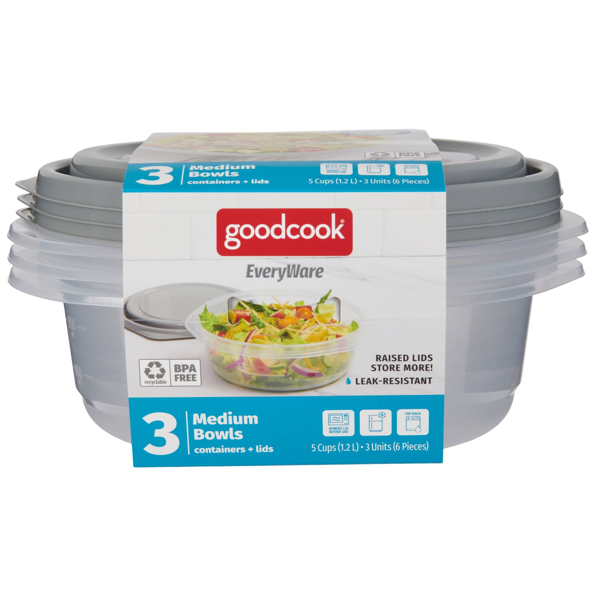 6 قطع من أوعية تخزين الطعام ال - مراجعة Food Storage Containers With Lids وسعره