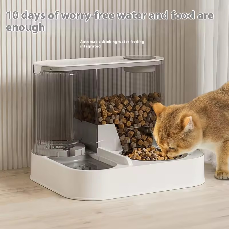 موزع طعام أوتوماتيكي للقطط وال - مراجعة Food Storage Pet وسعره
