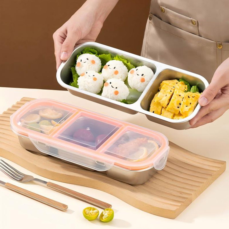 علبة طعام من الفولاذ المقاوم ل - مراجعة Stainless Lunch Box وسعره
