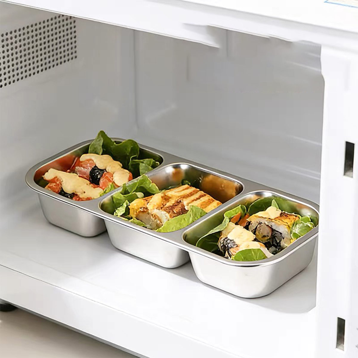 حاوية تخزين طعام من الفولاذ ال - مراجعة Food Storage Containers With Lids وسعره