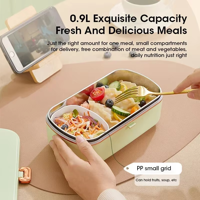 صندوق غداء محمول كبير السعة مع - مراجعة Food Storage Box Stainless Steel وسعره