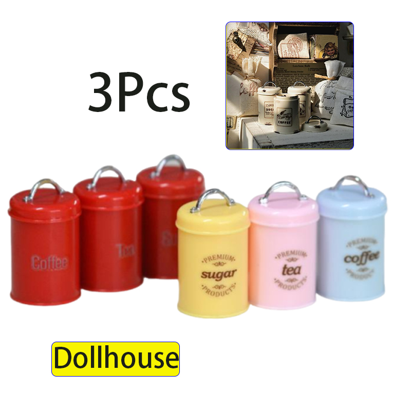 3 قطعة دمية مصغرة الغذاء/الشاي - مراجعة Food Storage Plastic وسعره
