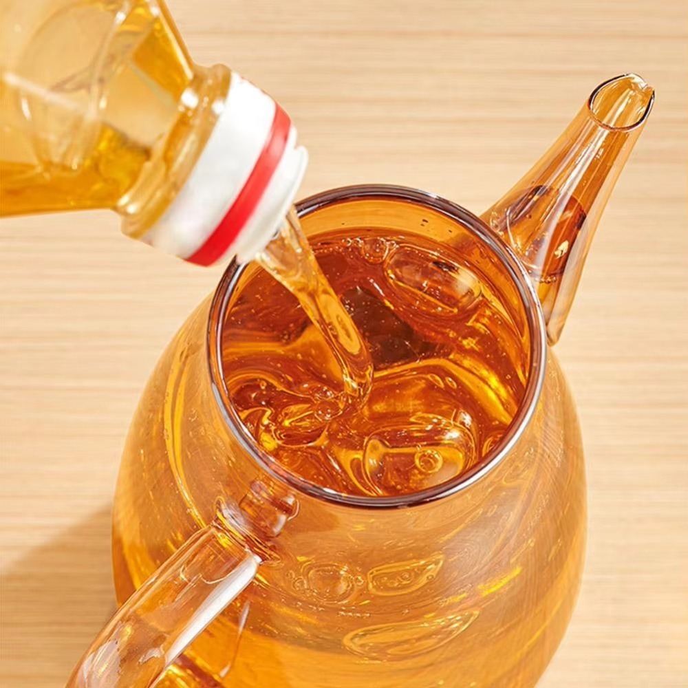 زجاجة توزيع الزيت المقاومة للت - مراجعة Food Storage Glass Containers Large وسعره