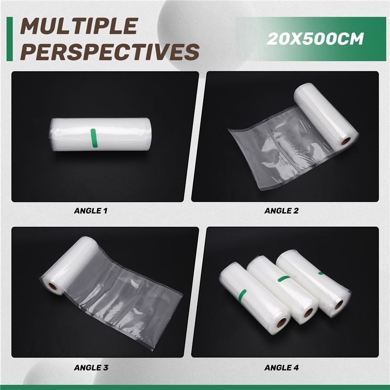 أكياس تفريغ الهواء ABVJ - 3 عب - مراجعة Food Storage Roll Bags وسعره