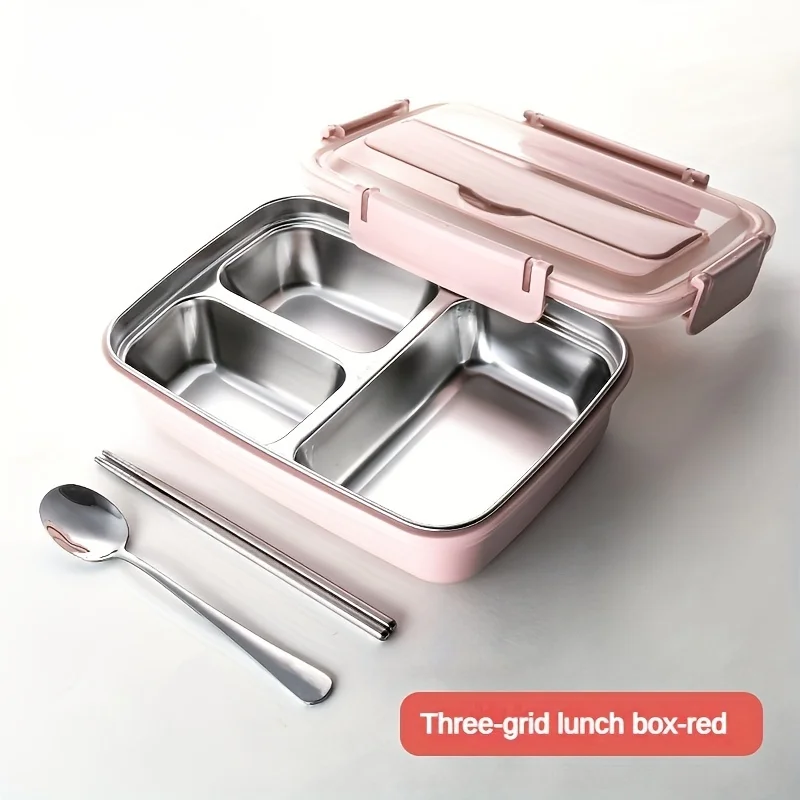 حاوية طعام سهلة التنظيف للطلاب - مراجعة Food Storage Box Stainless Steel وسعره