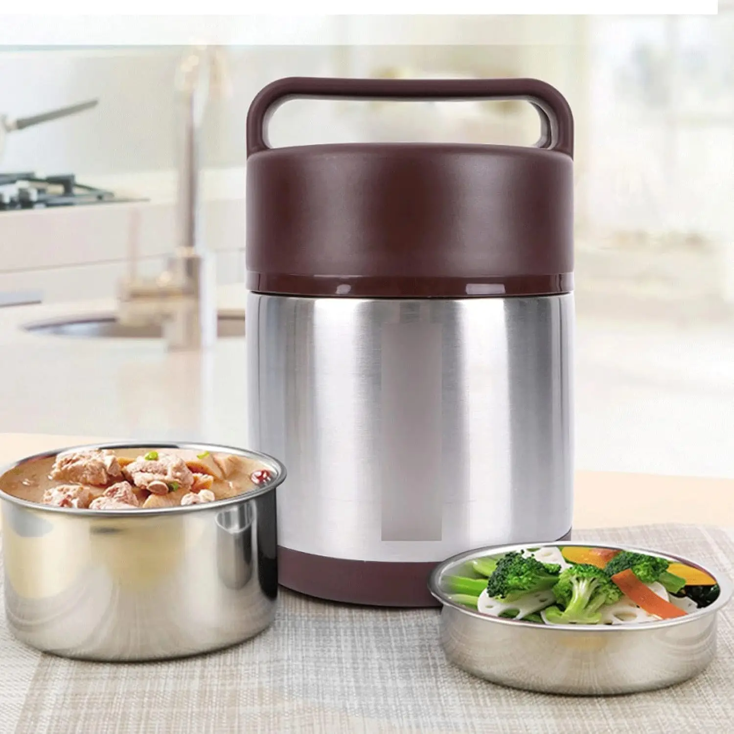 علبة غداء بنتو للبالغين، علبة  - مراجعة Stainless Lunch Box وسعره