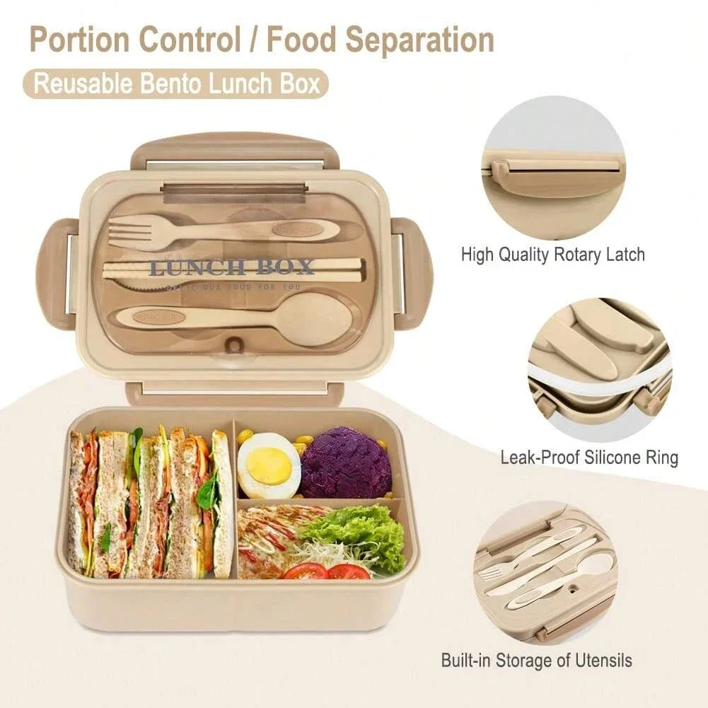 صندوق بنتو للبالغين بثلاثة أقس - مراجعة Food Storage Drawer Organizer وسعره