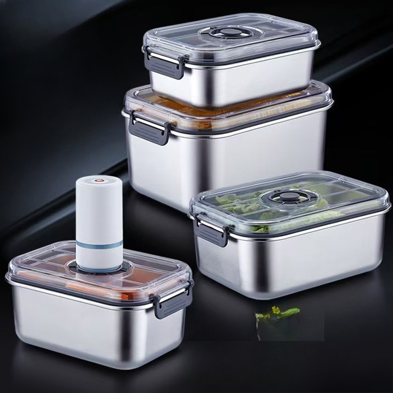 حاوية طعام من الفولاذ المقاوم  - مراجعة Food Storage Drawer Organizer وسعره