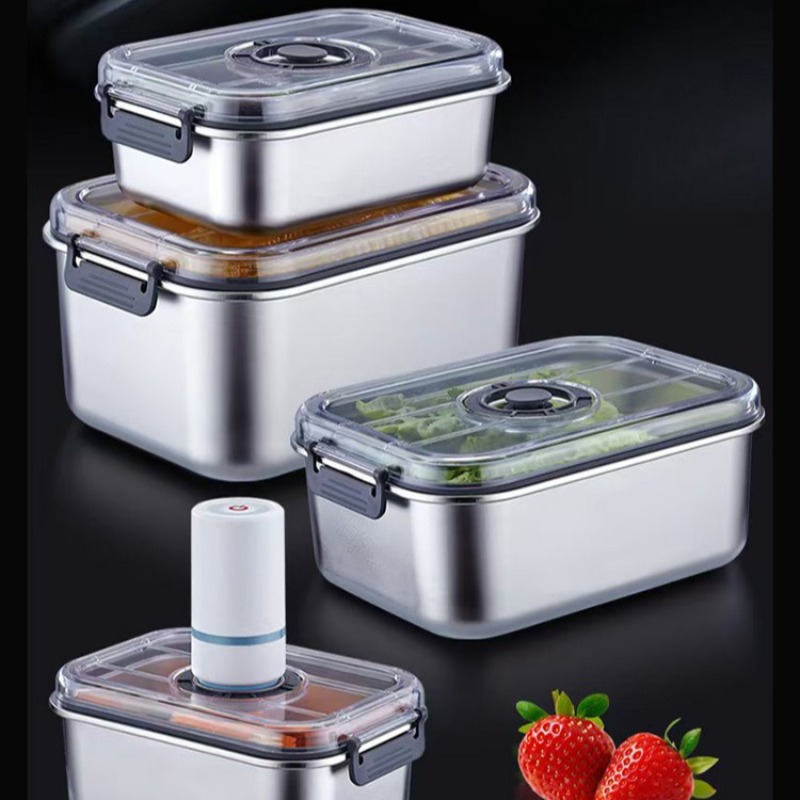 حاوية طعام من الفولاذ المقاوم  - مراجعة Food Storage Drawer Organizer وسعره
