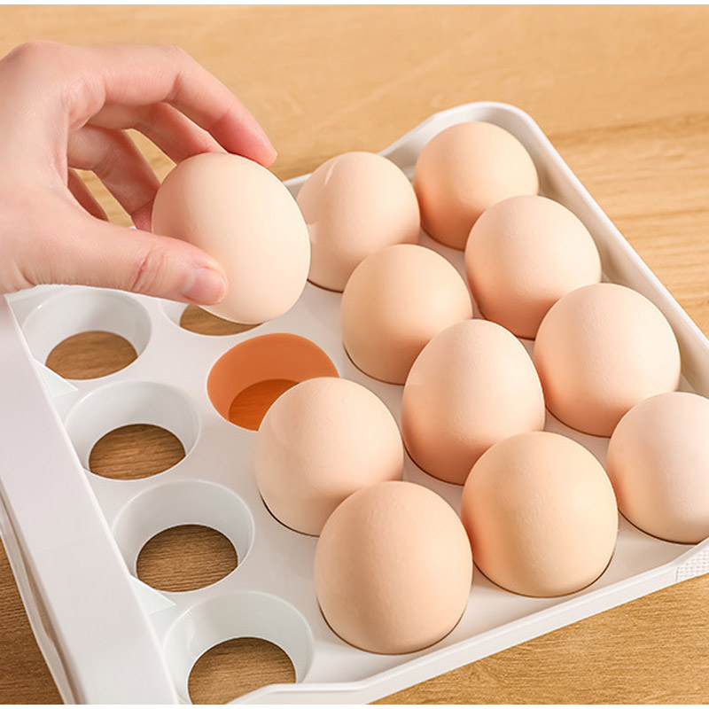 صندوق تخزين البيض ذو الطبقتين  - مراجعة Food Storage Large وسعره