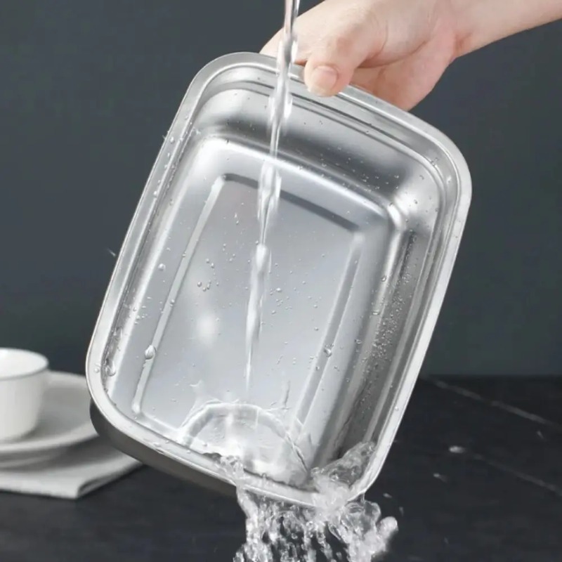 صندوق غداء بنتو مانع للتسرب من - مراجعة Food Storage Box Stainless Steel وسعره