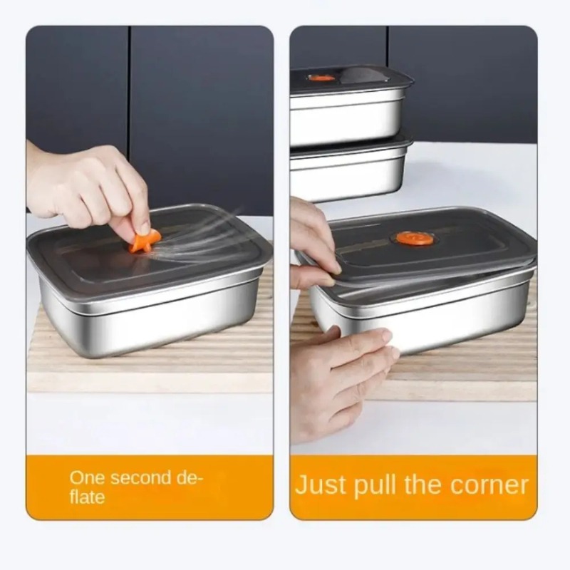 صندوق غداء بنتو مانع للتسرب من - مراجعة Food Storage Box Stainless Steel وسعره