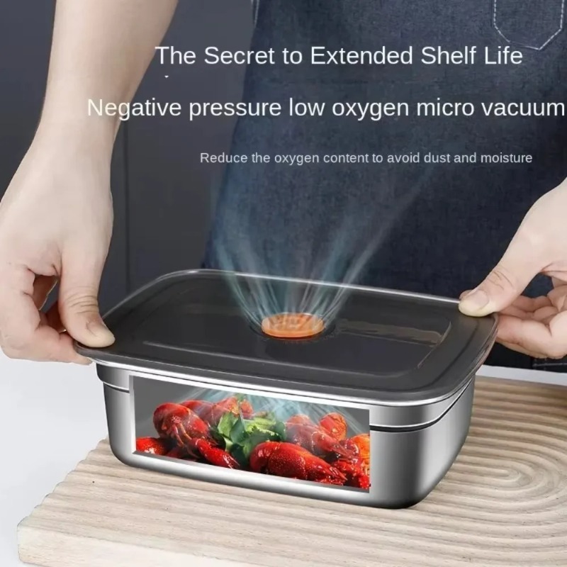 صندوق غداء بنتو مانع للتسرب من - مراجعة Food Storage Box Stainless Steel وسعره
