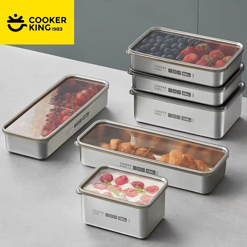 صندوق حفظ الطعام من كوكر كينج، - مراجعة Stainless Lunch Box وسعره