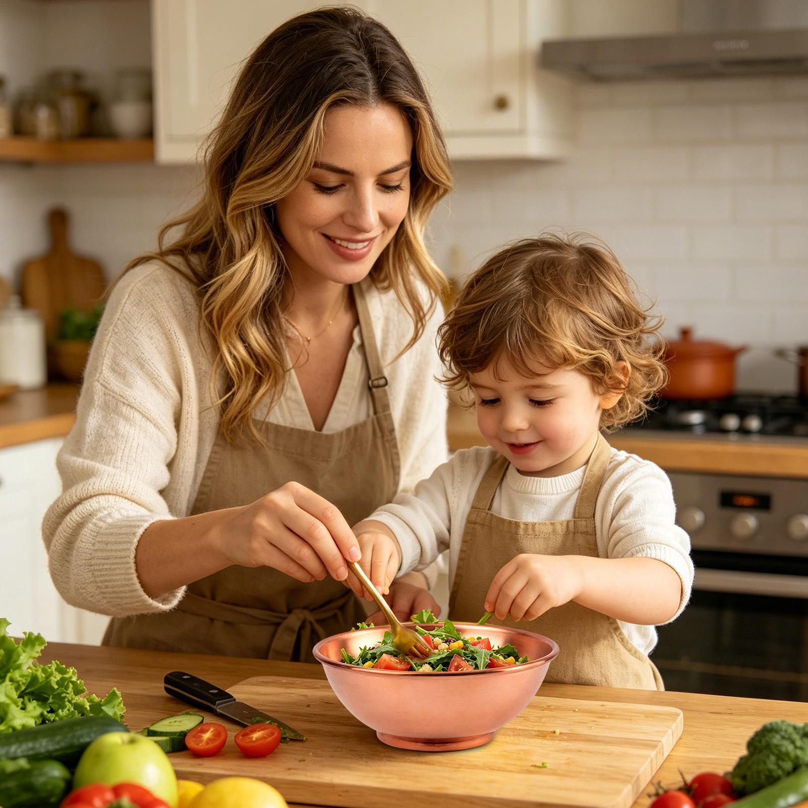 وعاء نحاسي كبير للخلط وتخزين ا - مراجعة Food Storage Large وسعره