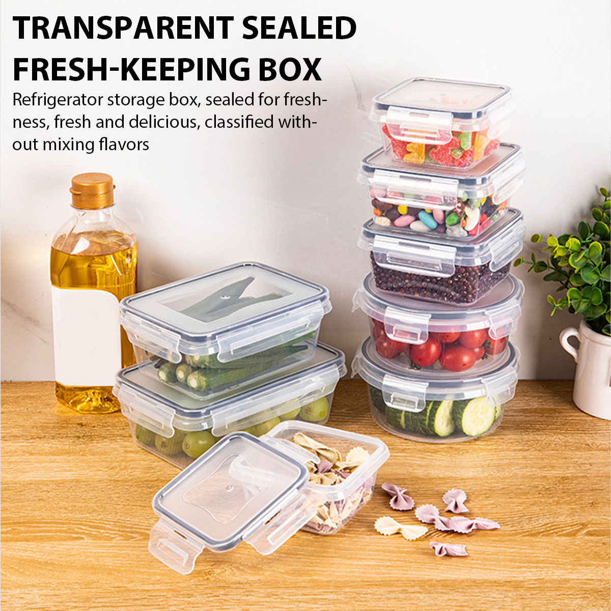 24 قطعة/المجموعة الغذاء مجموعة - مراجعة Food Storage Kitchen Container Set وسعره