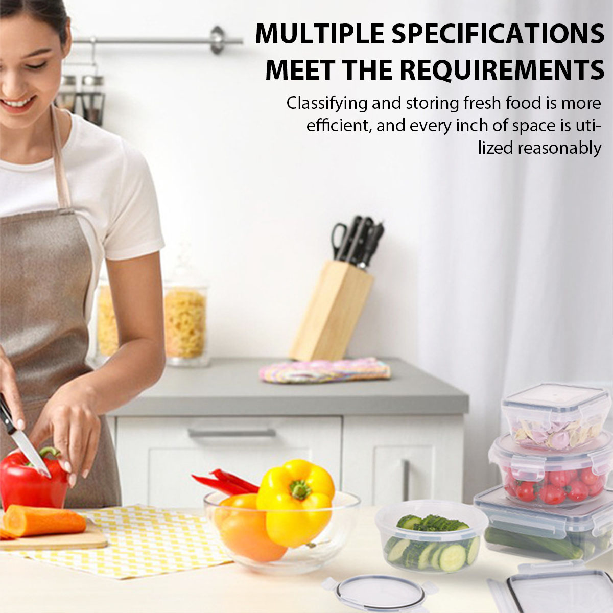 24 قطعة/المجموعة الغذاء مجموعة - مراجعة Food Storage Kitchen Container Set وسعره