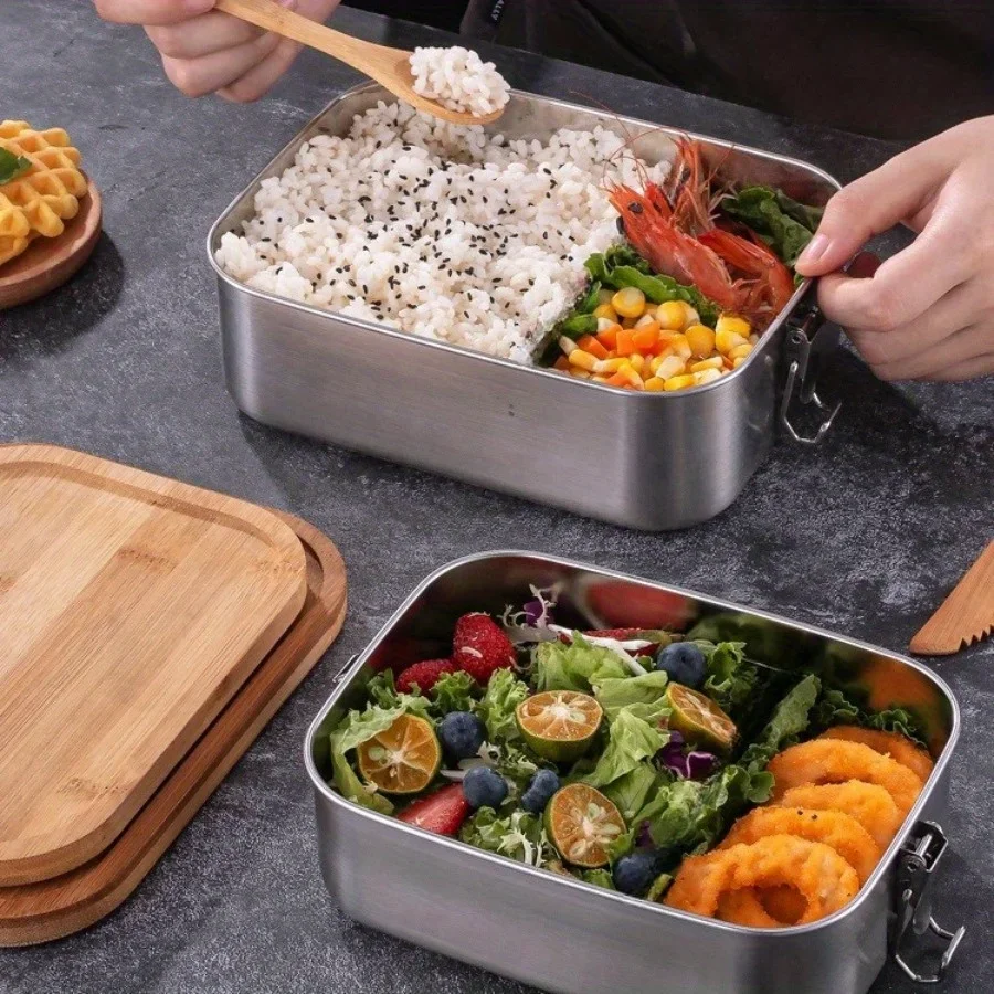 صندوق غداء جديد من الفولاذ الم - مراجعة Food Storage Containers With Lids وسعره