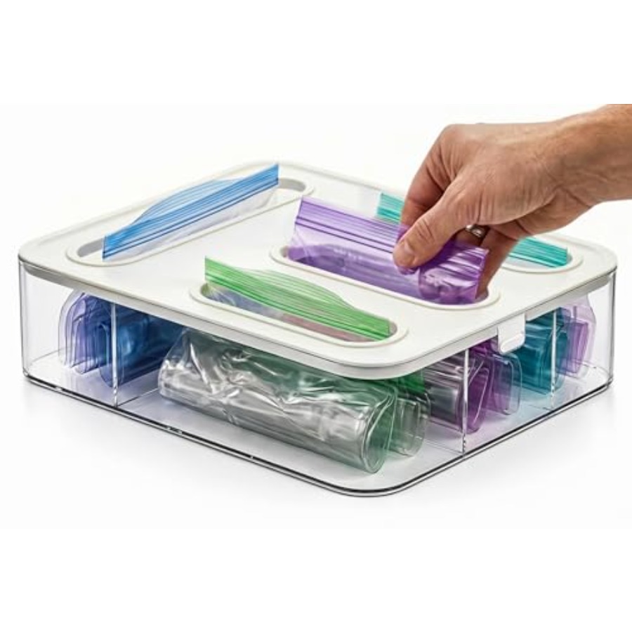 منظم أكياس تخزين الطعام - منظم - مراجعة Food Storage 4 Quart وسعره