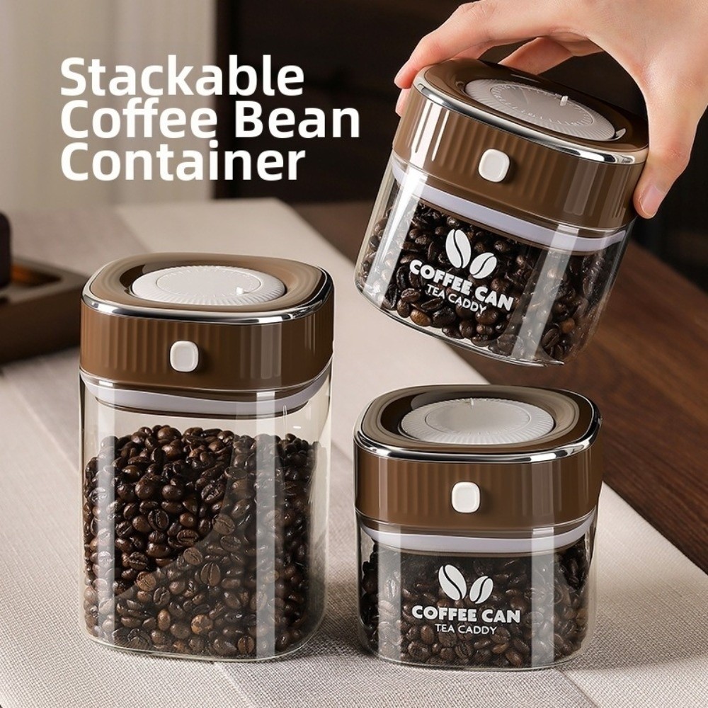 حاوية زجاجية لحبوب القهوة مع ت - مراجعة Food Storage Glass Containers Large وسعره