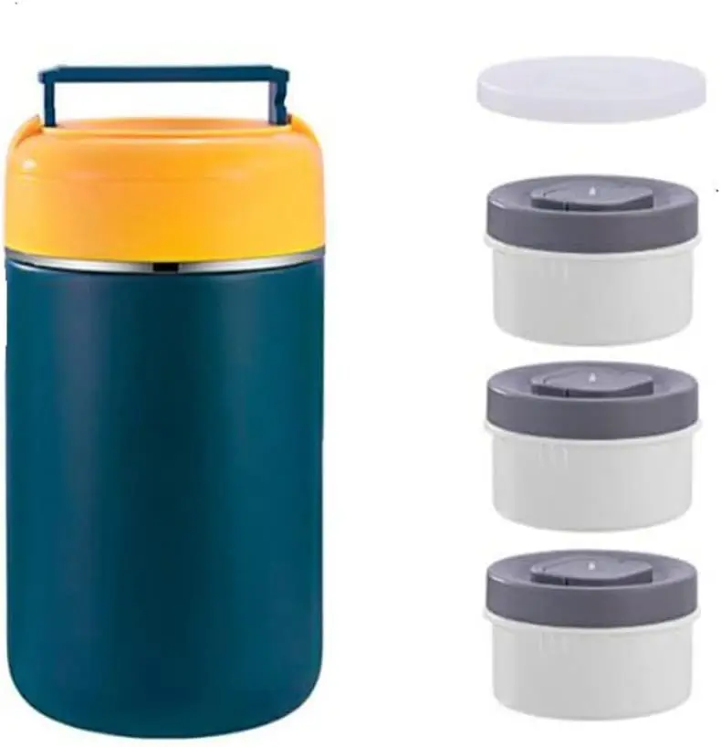 صندوق غداء معزول من الفولاذ ال - مراجعة Stainless Lunch Box وسعره