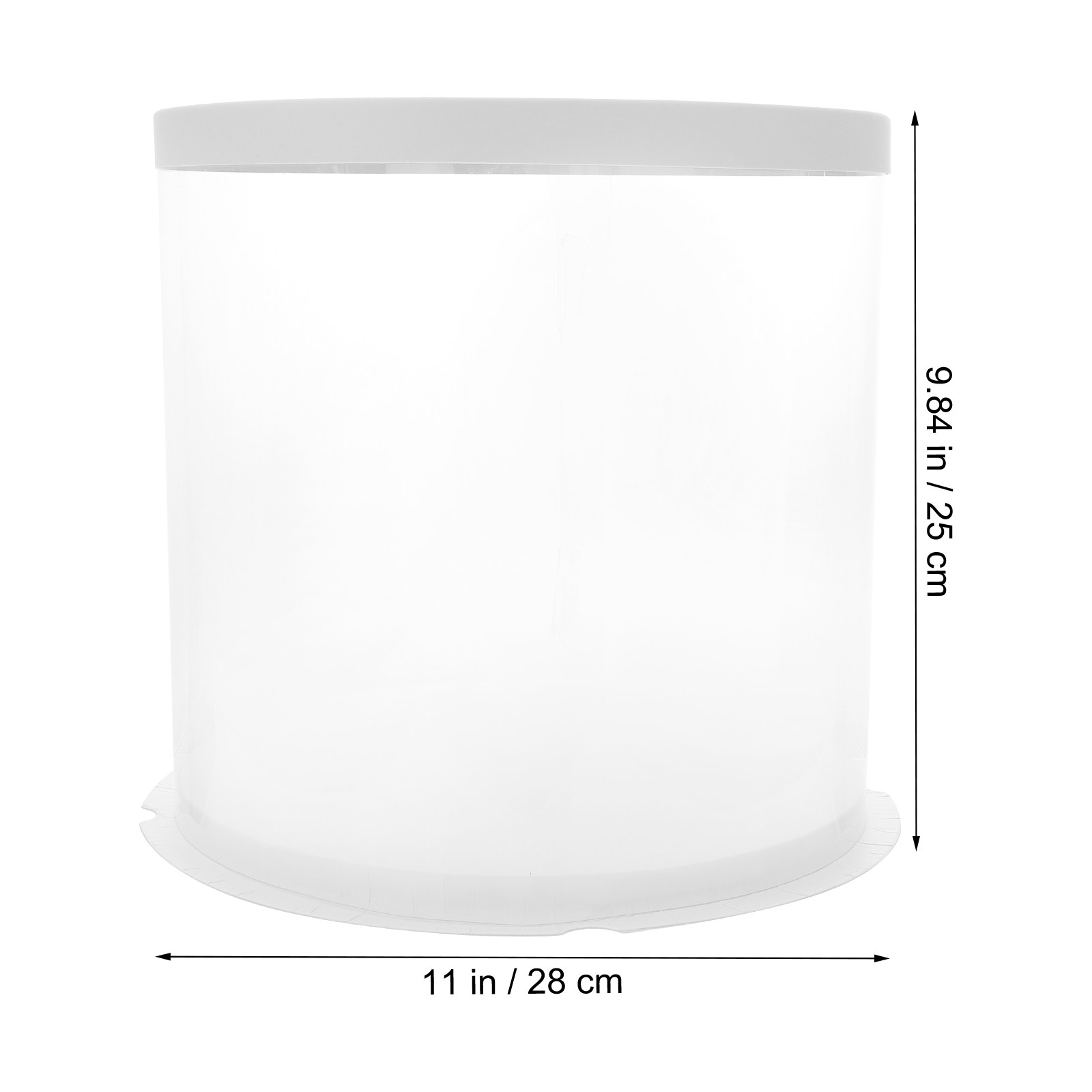 علبة كيك دائرية شفافة خفيفة ال - مراجعة Food Storage Box Plastic وسعره