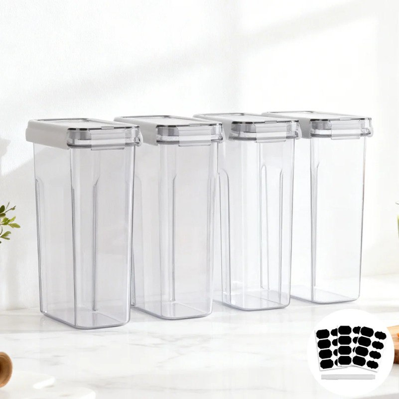مجموعة حاويات طعام 4 قطع/8 قطع - مراجعة Food Storage Kits وسعره