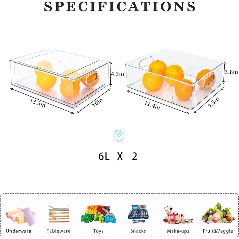 صناديق تنظيم قابلة للسحب والتك - مراجعة Food Storage Without Pantry وسعره