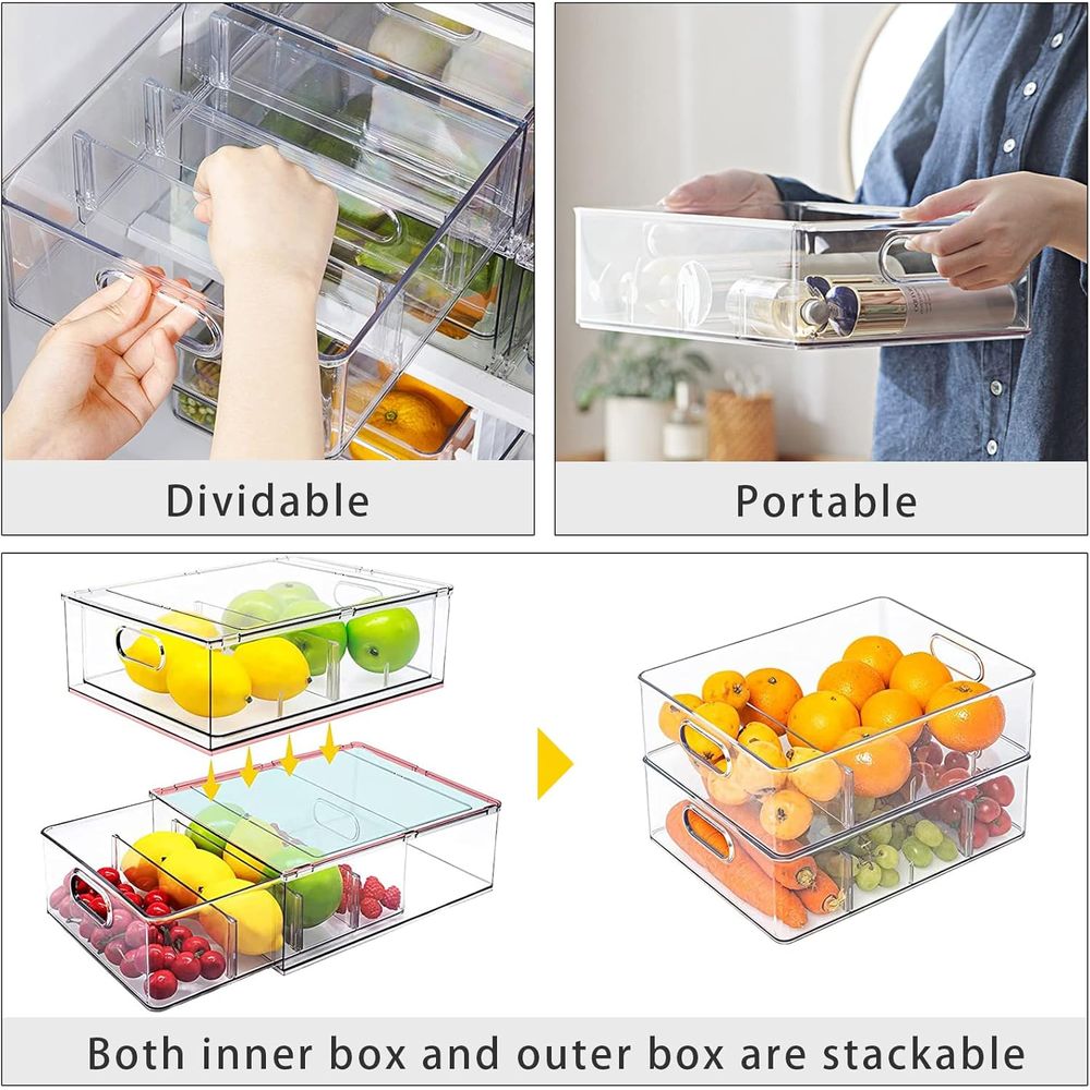 صناديق تنظيم قابلة للسحب والتك - مراجعة Food Storage Without Pantry وسعره