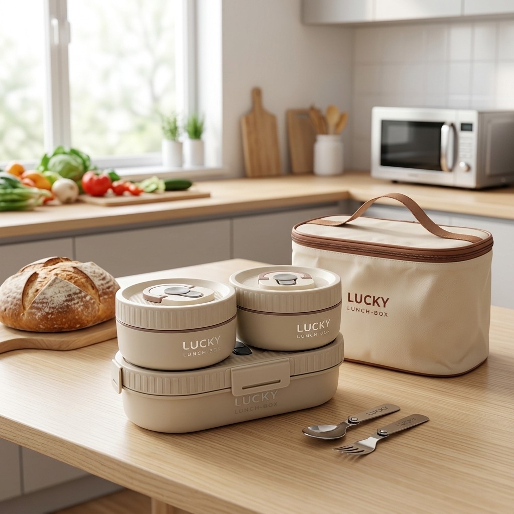 علبة طعام محمولة من الفولاذ ال - مراجعة Food Storage Box Stainless Steel وسعره