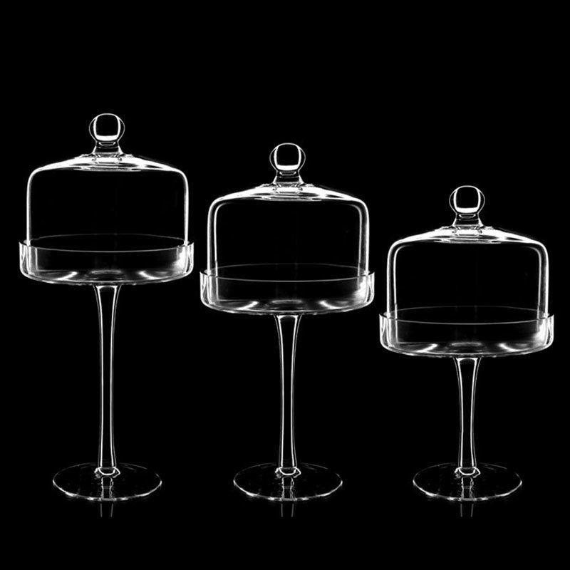 عالية أرجل حاوية زجاجية شفافة  - مراجعة Food Storage Glass Containers Large وسعره