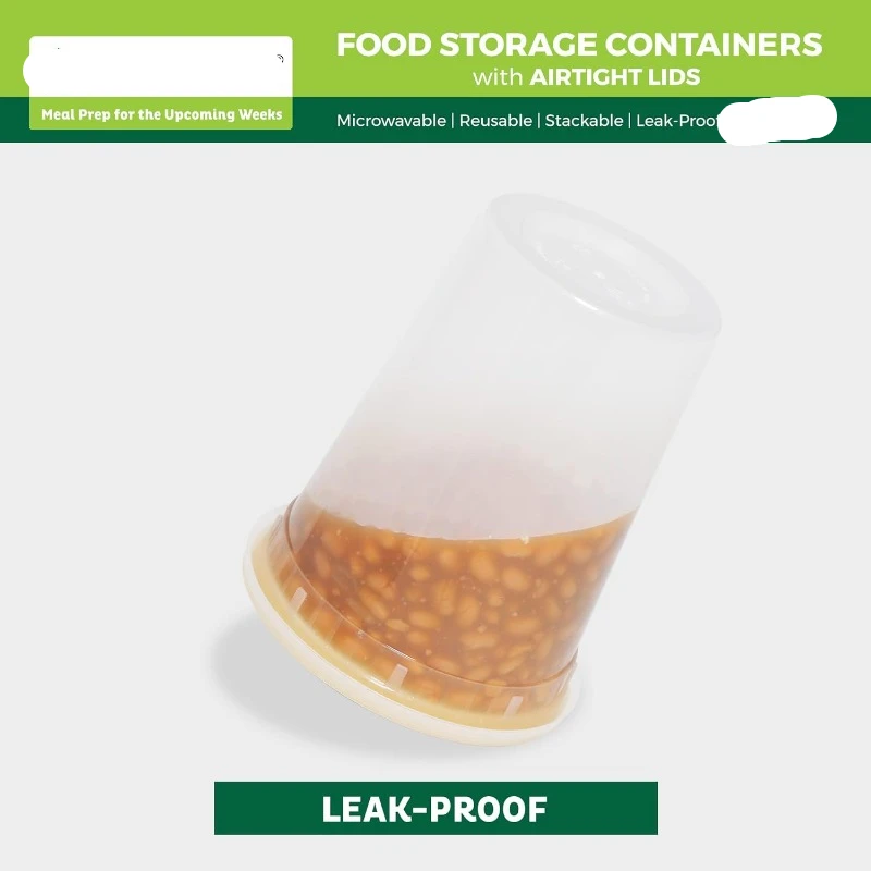 حاويات لذيذة بلاستيكية بأغطية  - مراجعة Food Storage Ideas وسعره