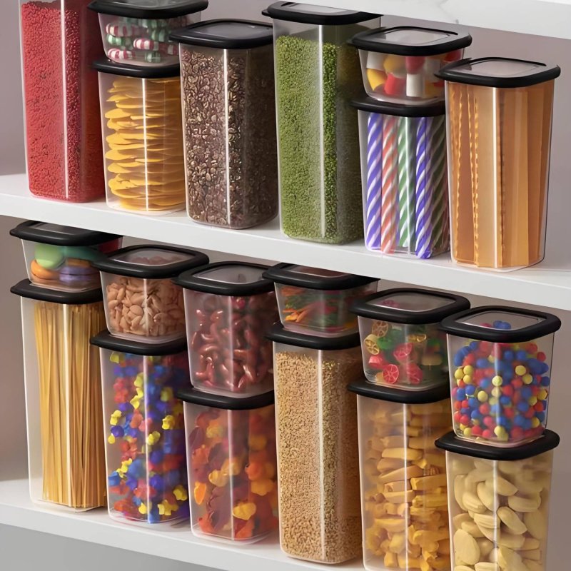 مجموعة من 6 حاويات تخزين طعام  - مراجعة Food Storage Plastic وسعره