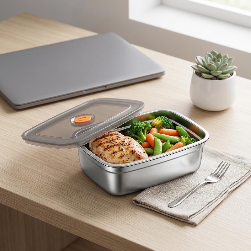 صندوق غداء للتخييم من الفولاذ  - مراجعة Stainless Lunch Box وسعره