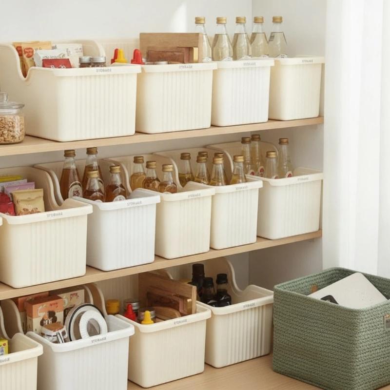 صناديق تخزين بلاستيكية للمطبخ  - مراجعة Food Storage No Pantry وسعره