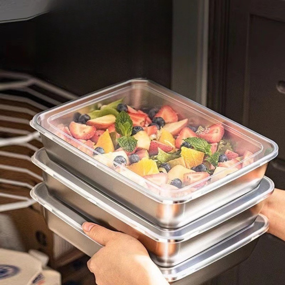 صينية تقديم من الفولاذ المقاوم - مراجعة Food Storage Ideas وسعره