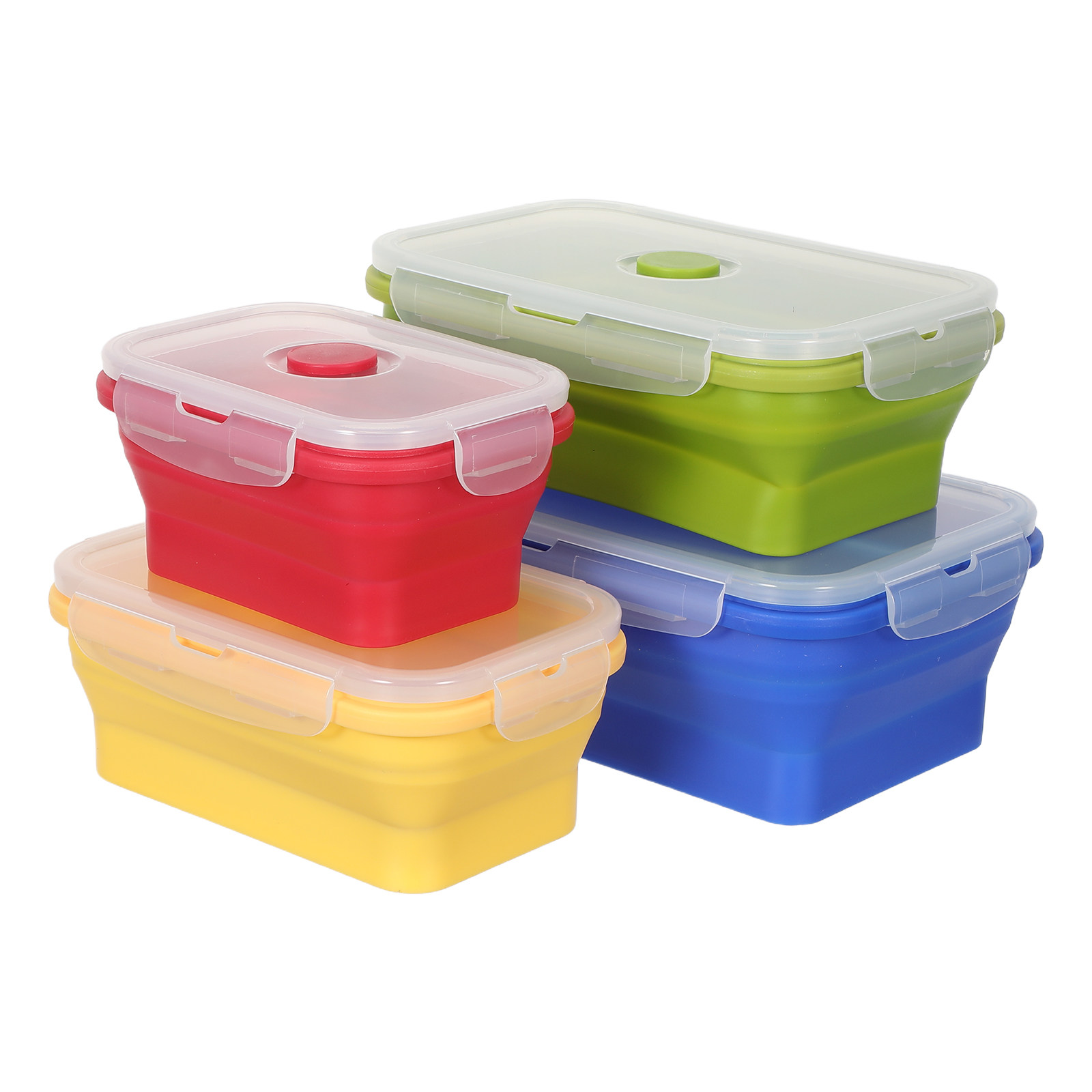 4 قطع من علب الطعام القابلة لل - مراجعة Food Storage Box Plastic وسعره