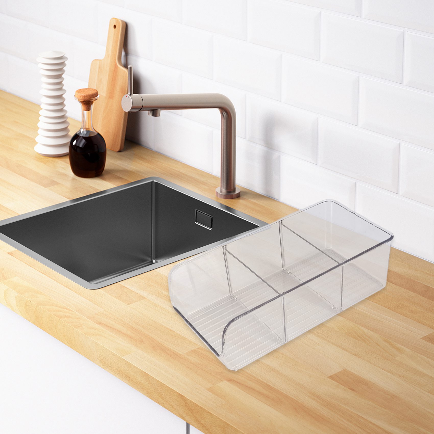 كيكور - قطعتان من منظم تخزين ا - مراجعة Food Storage No Pantry وسعره
