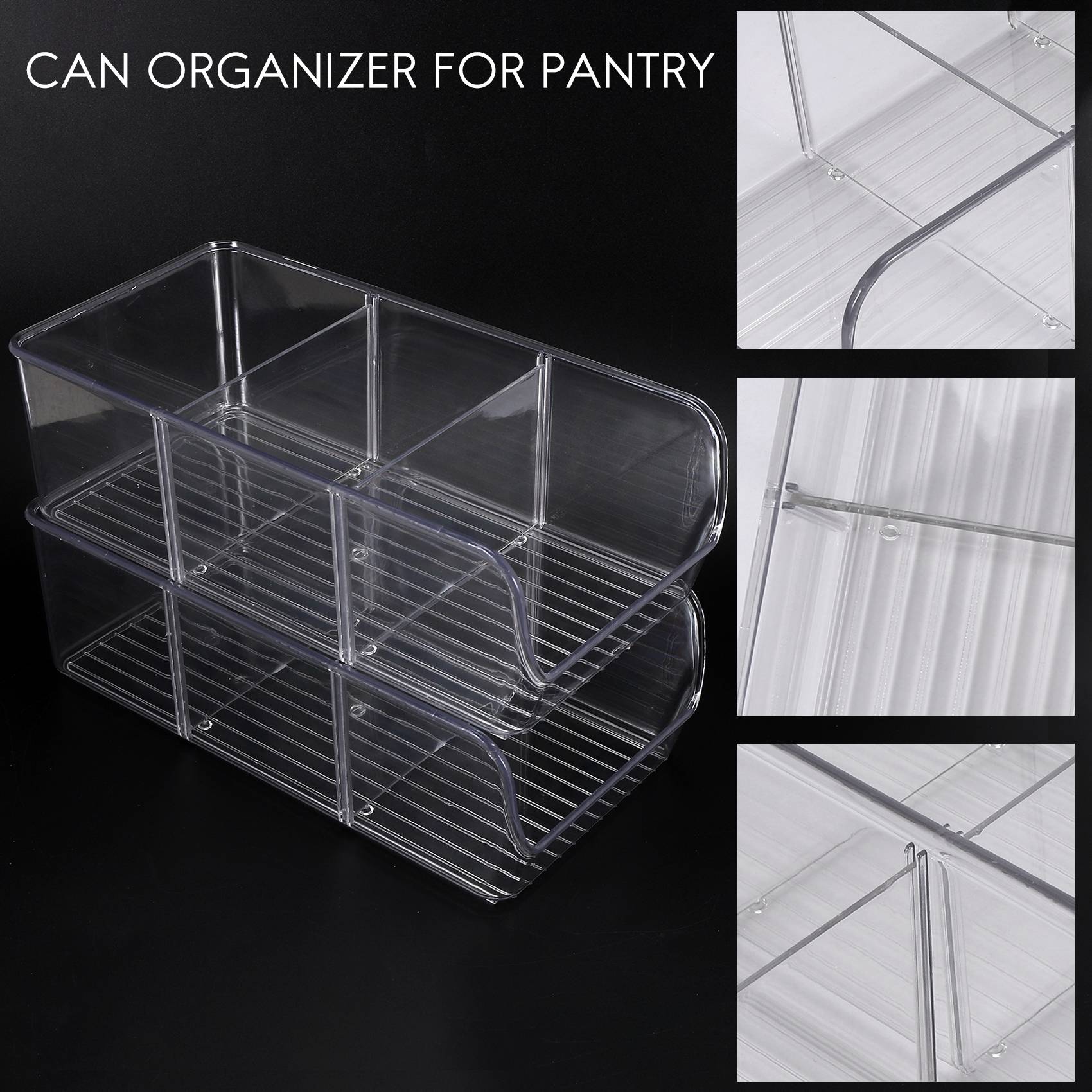 كيكور - قطعتان من منظم تخزين ا - مراجعة Food Storage No Pantry وسعره