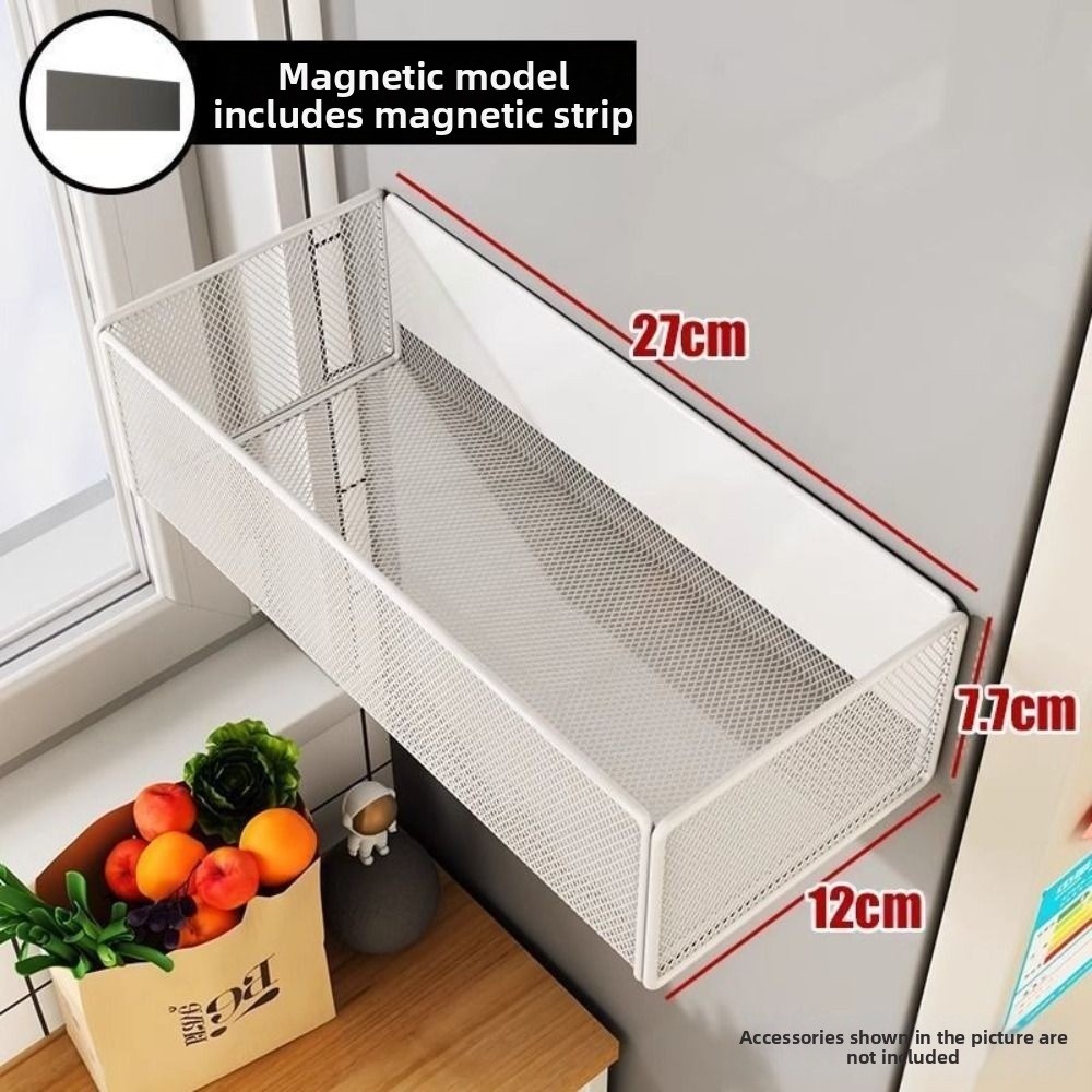 منظم سلة معدني مغناطيسي جديد م - مراجعة Food Storage Large وسعره